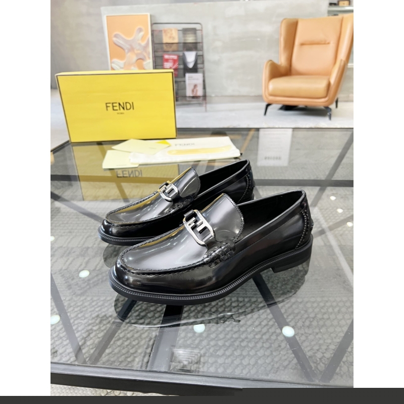 F**di leather shoes